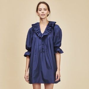 Hunter Bell Navy Sullivan Dress XS NWOT